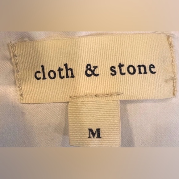 Cloth & Stone Ivory Cap Sleeve Blouse - Picture 2 of 6